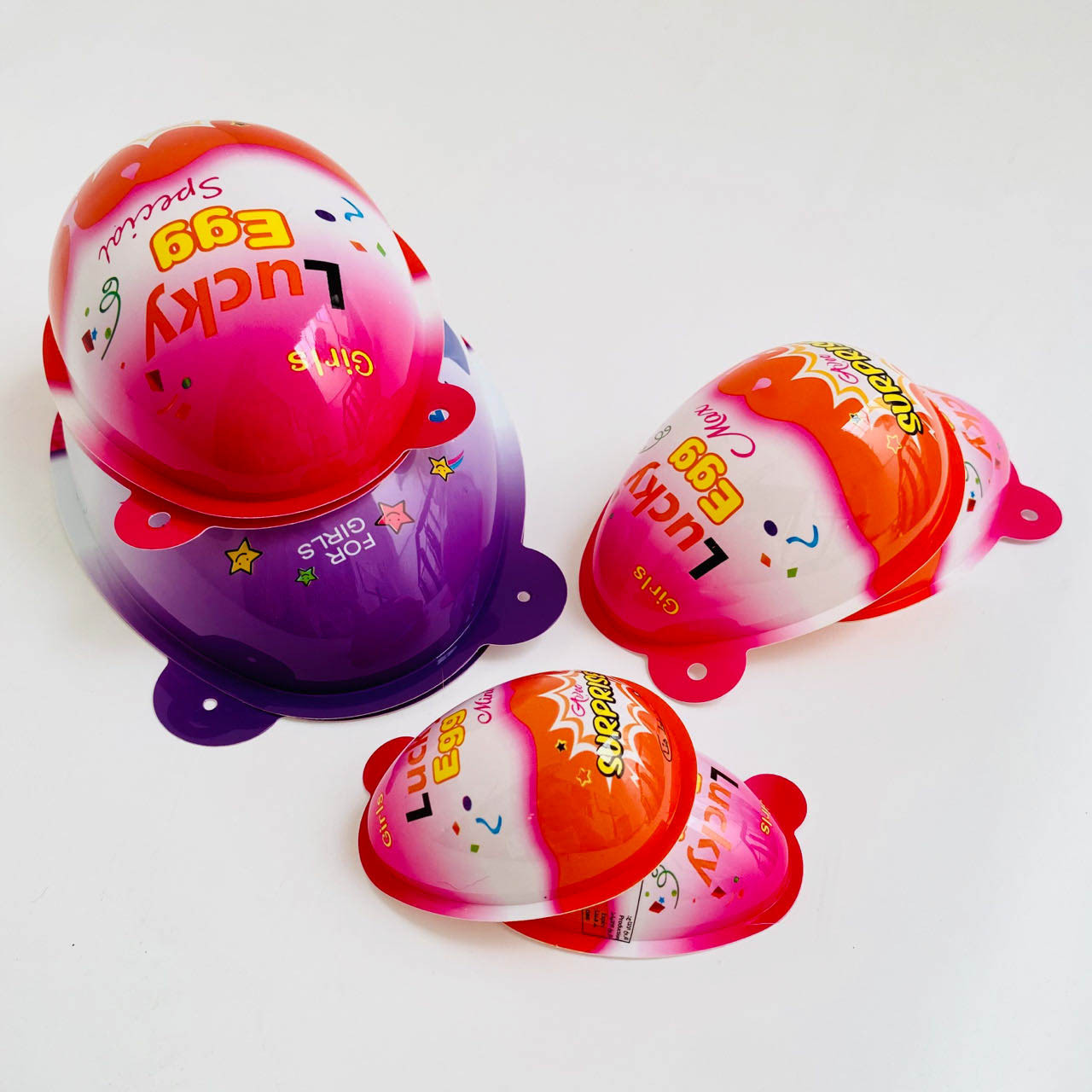 Multi size available surprise egg toy package box egg shape container box chocolate candy toy kids toy package box