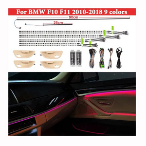 F10 CIC NBT Control Colors Car Interior Ambient Light For Bmw 5 Series 9-color  Ambient Light F10 F11 F18 Soft Light Strip Led