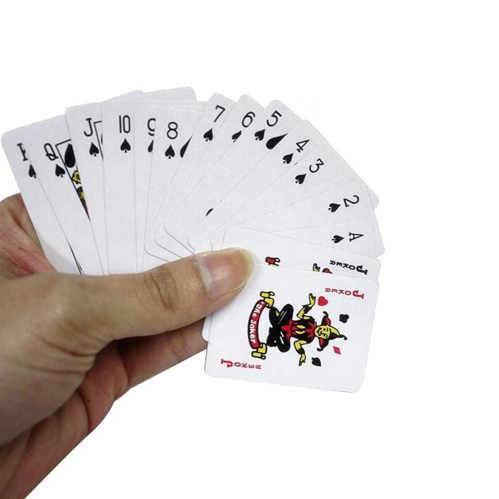 2 Deck Set Poker Size Jumbo Index  Poker Size Cards Factory Custom Made Playing Cards