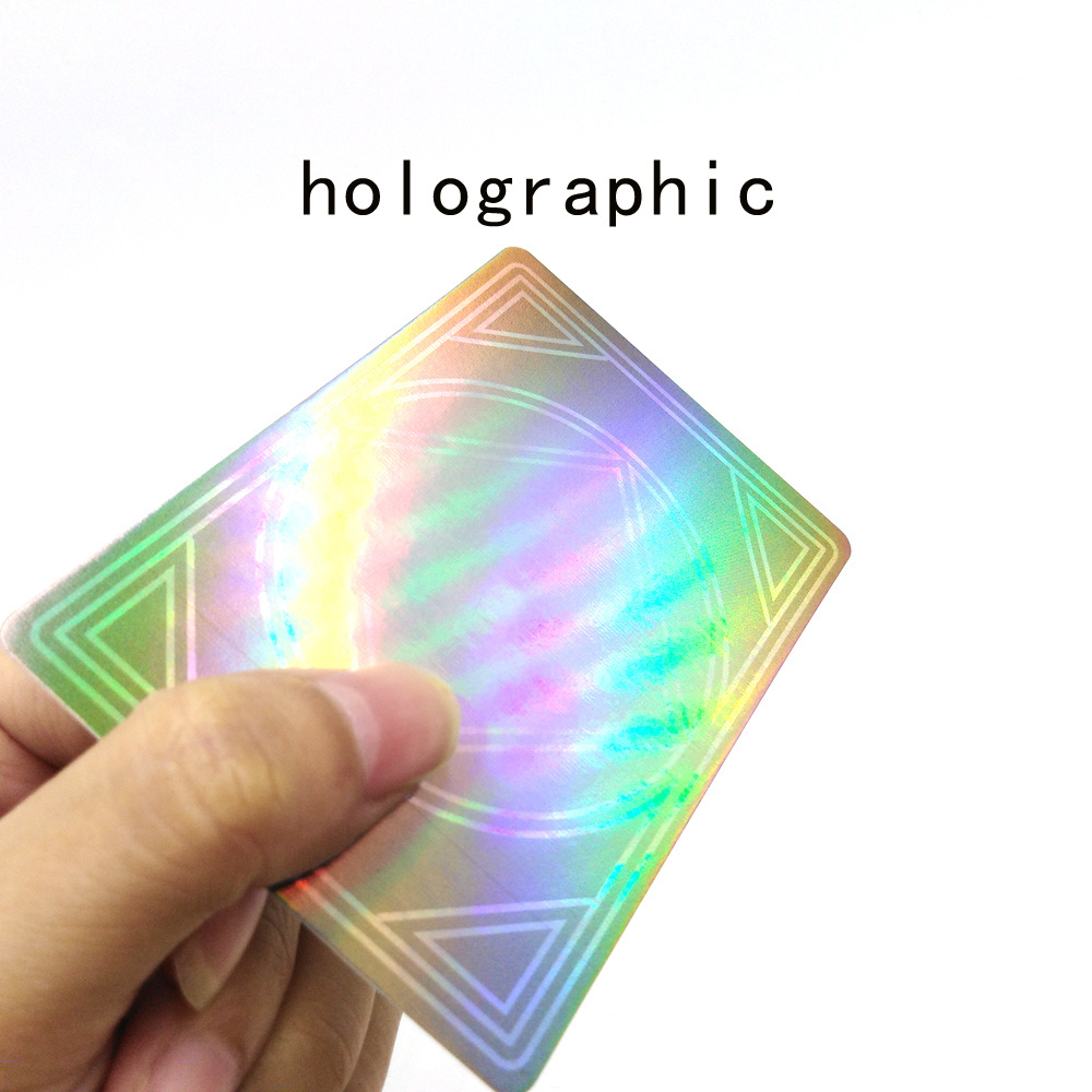 Professional Custom OEM New Pack sport foil packaging  holographic trading card playing game cards