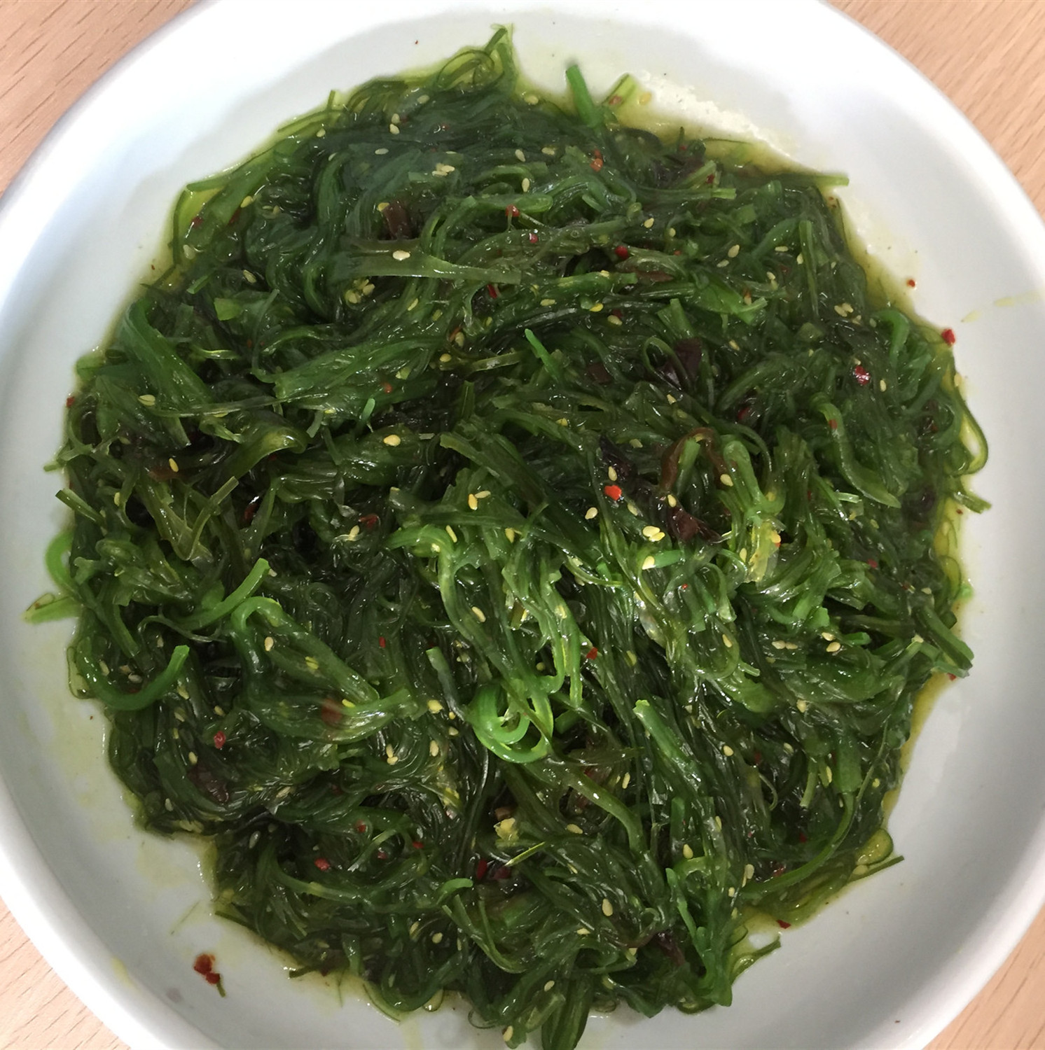 wholesale seafood snack high quality red japan frozen seaweed salad