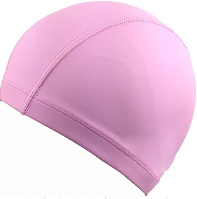 Quick dry flexible polyester pu fabric printing swim cap