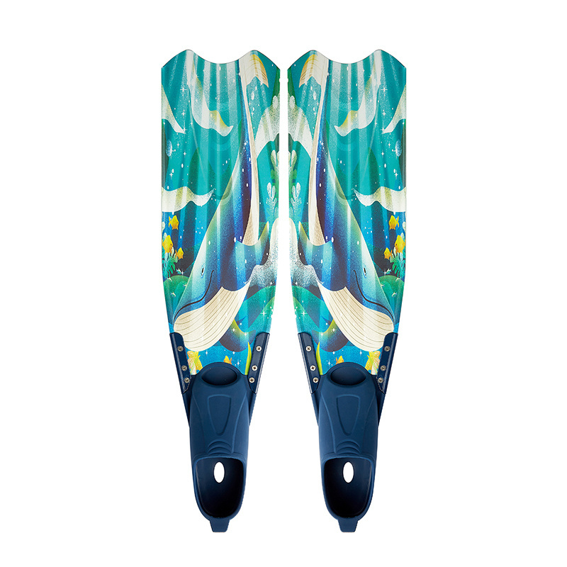 Professional Diving Eco-Friendly silicone Durable Soft Diving Fins freediving long diving fins