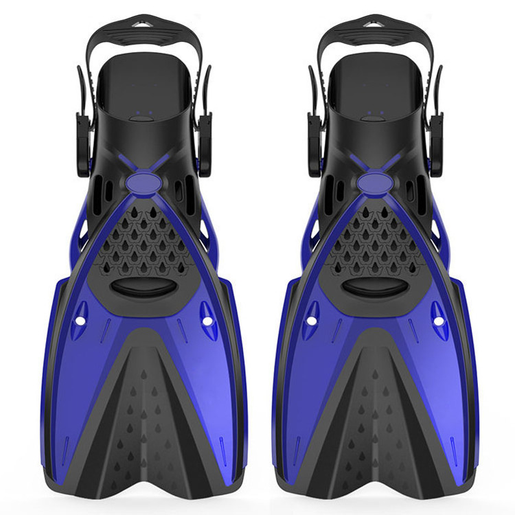 Custom Adjustable Aqua Gear Snorkeling Diver Flippers Fins Shoes For Skin Diving Customer Logo