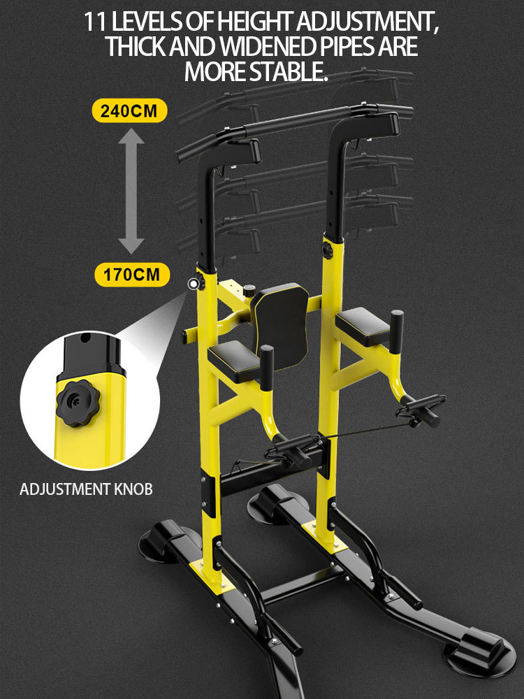 2023 Power Tower Multi Function Freestanding Pull up Bar Dip Station