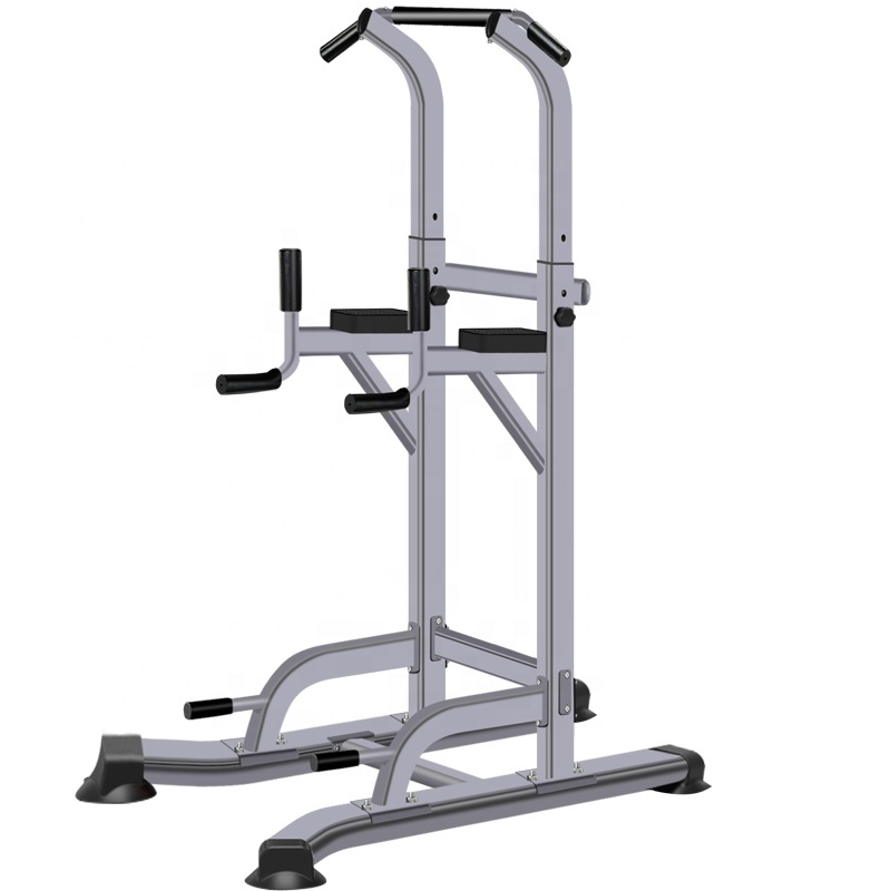 Hot sale Multifunctional Power Tower Adjustable Height Stand Workout Station Dip Station With Sit Up Bench