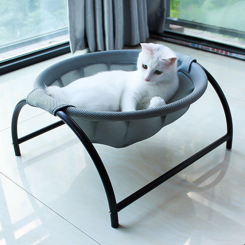 Easy Assembly Detachable Excellent Breathability Indoors Outdoors Cat Bed Pet Hammock Bed