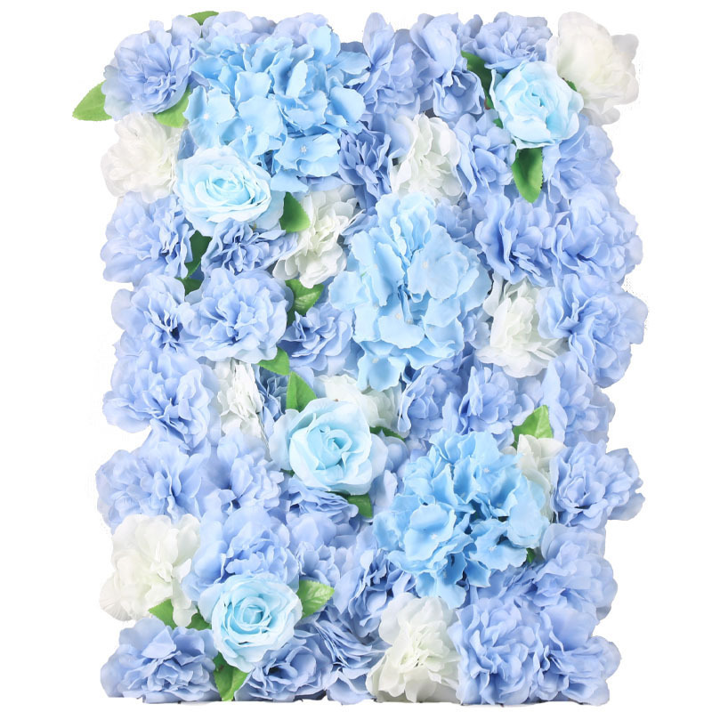 3D Wedding Christmas Decorative Artificial Flowers Wall Panels for stick on the wall manufacturer