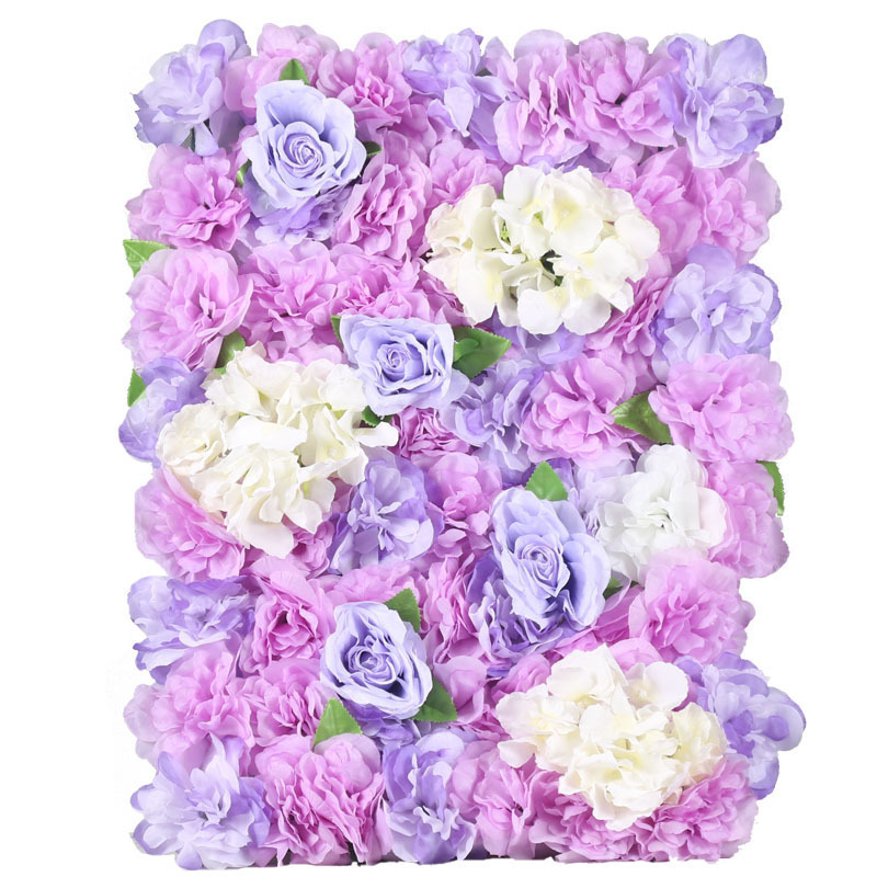 3D Wedding Christmas Decorative Artificial Flowers Wall Panels for stick on the wall manufacturer