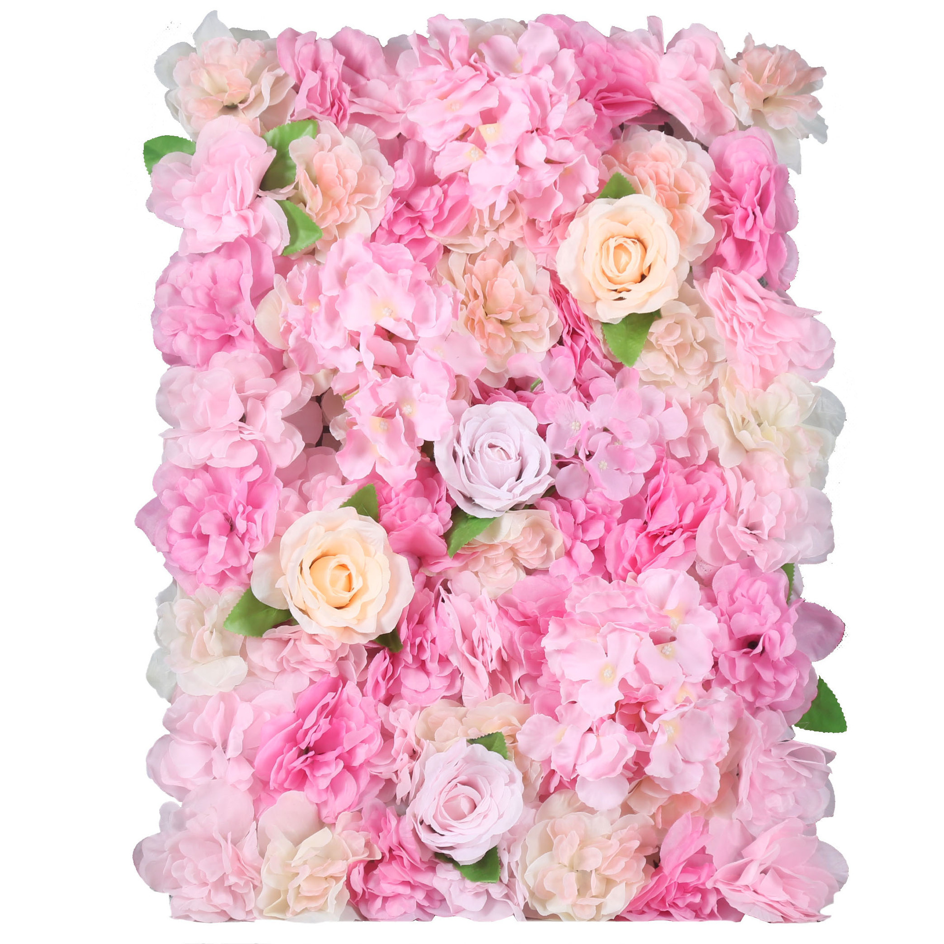 3D Wedding Christmas Decorative Artificial Flowers Wall Panels for stick on the wall manufacturer