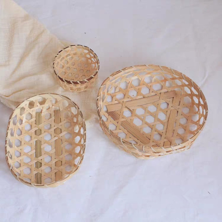 Wicker baskets Bamboo storage basket handwork  fruit basket