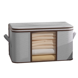 folding non-woven storage box cabinet household collapsible receive bag convenient foldable fabric clothing storage box