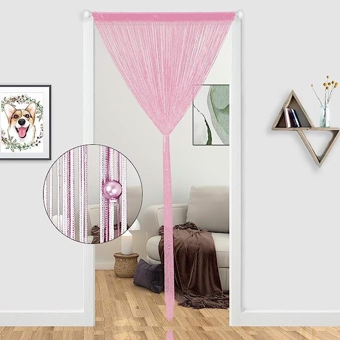 Living Room Divider Bedroom Doorway Hanging Hippie Sequin Decor Door String Curtains