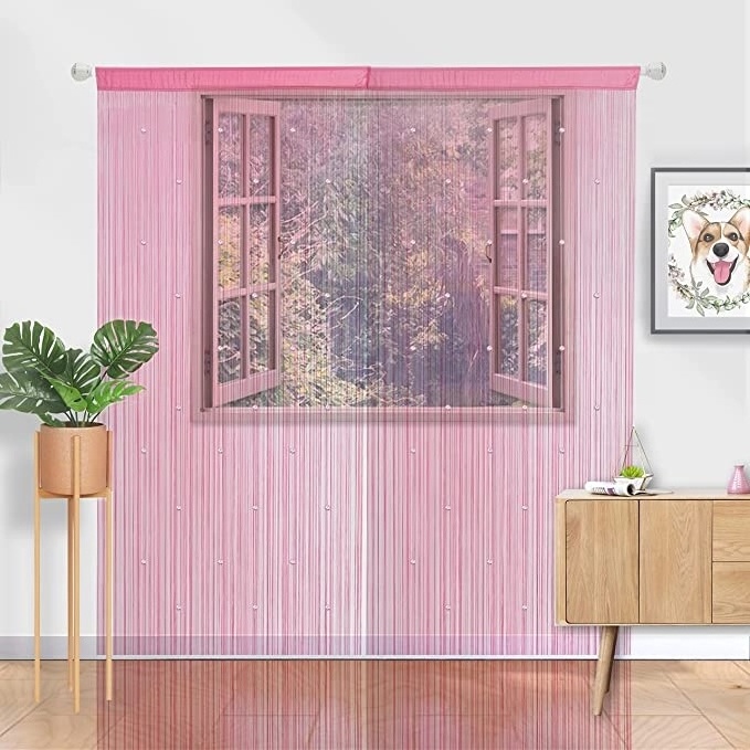 Living Room Divider Bedroom Doorway Hanging Hippie Sequin Decor Door String Curtains