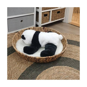 Handmade dog cat sofa water hyacinth Cats basket Carrier Gift Basket For Pet Dog Bed