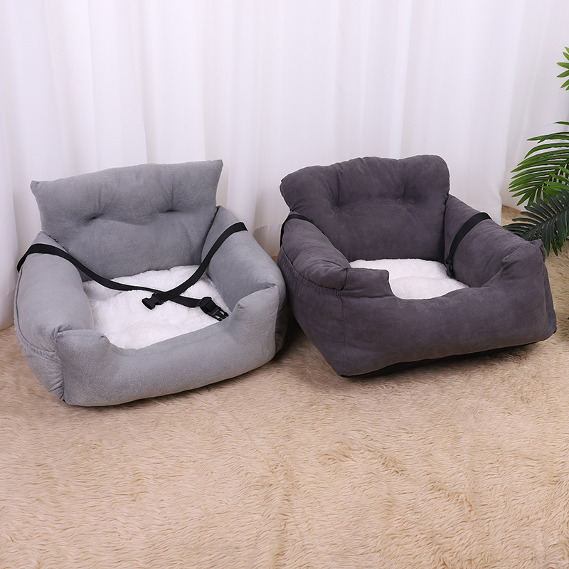 Car pet sofa cushion car dog kennel warm small and medium-sized dog kennel cat kennel car central control wholesale