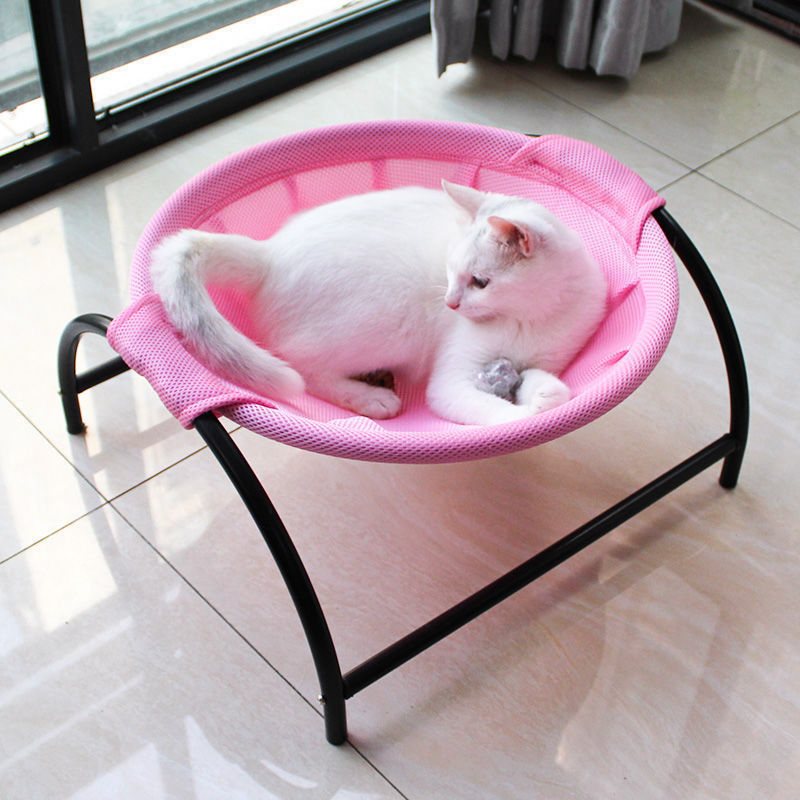 Easy Assembly Detachable Excellent Breathability Indoors Outdoors Cat Bed Pet Hammock Bed