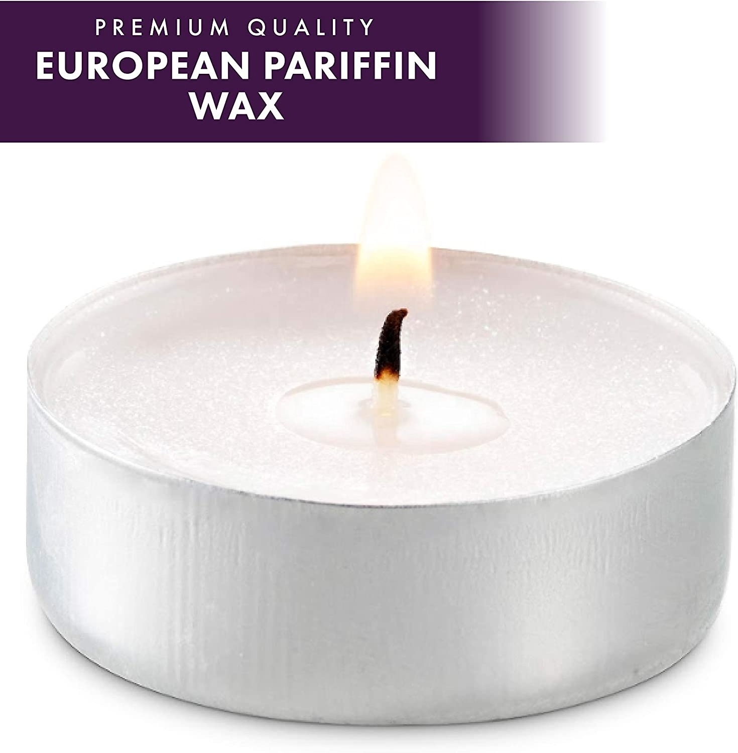 tea light candle paraffin wax smokeless white candle tealight