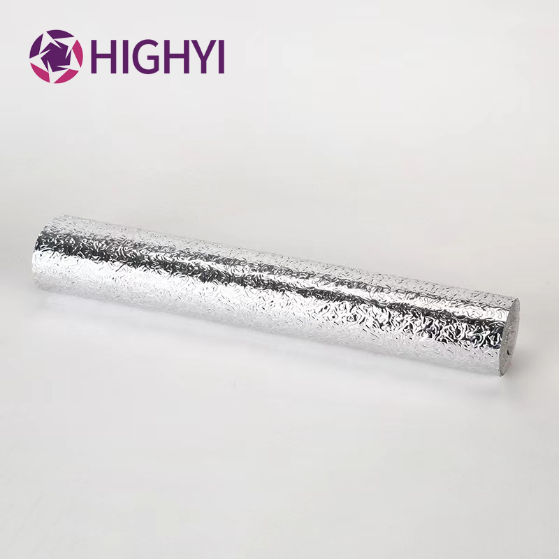 HIGHYI kitchen backsplash wallpaper aluminum foil paper furniture cabinet oil proof kitchen aluminum foil stickers