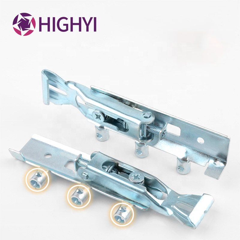 HIGHYI cabinet wall hanger bracket cold-rolled steel concealed cabinet hanger furniture suspension hardware fittings