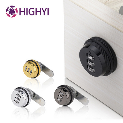 HIGHYI keyless security cabinet lock office desk digital combination furniture locks safe smart drawer lock