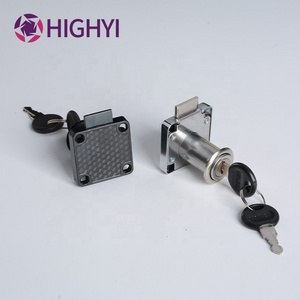 HIGHYI cabinet fold key drawer lock manufacturers office locker cam lock hardware antique pedestal furniture lock