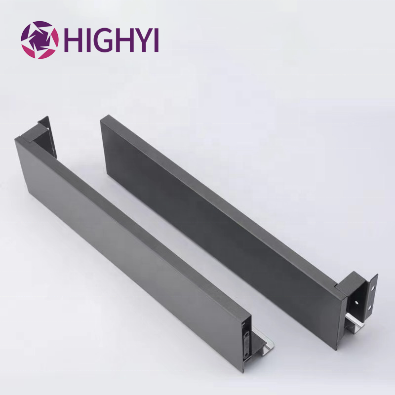 HIGHYI cold-rolled steel riding horse drawer furniture cabinet ultra-thin concealed cushioning damping drawer slide