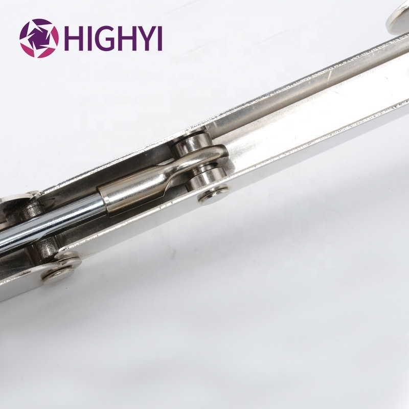 HIGHYI cabinet upward lifting door hydraulic support rod heavy duty gas spring 200N cupboard soft close flap stay hinge