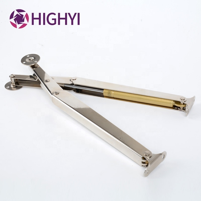 HIGHYI cabinet upward lifting door hydraulic support rod heavy duty gas spring 200N cupboard soft close flap stay hinge