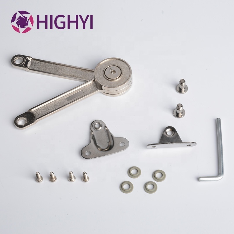 HIGHYI adjustable cupboard lift up flap stay support furniture friction stay hardware fittings cabinet door lid stay