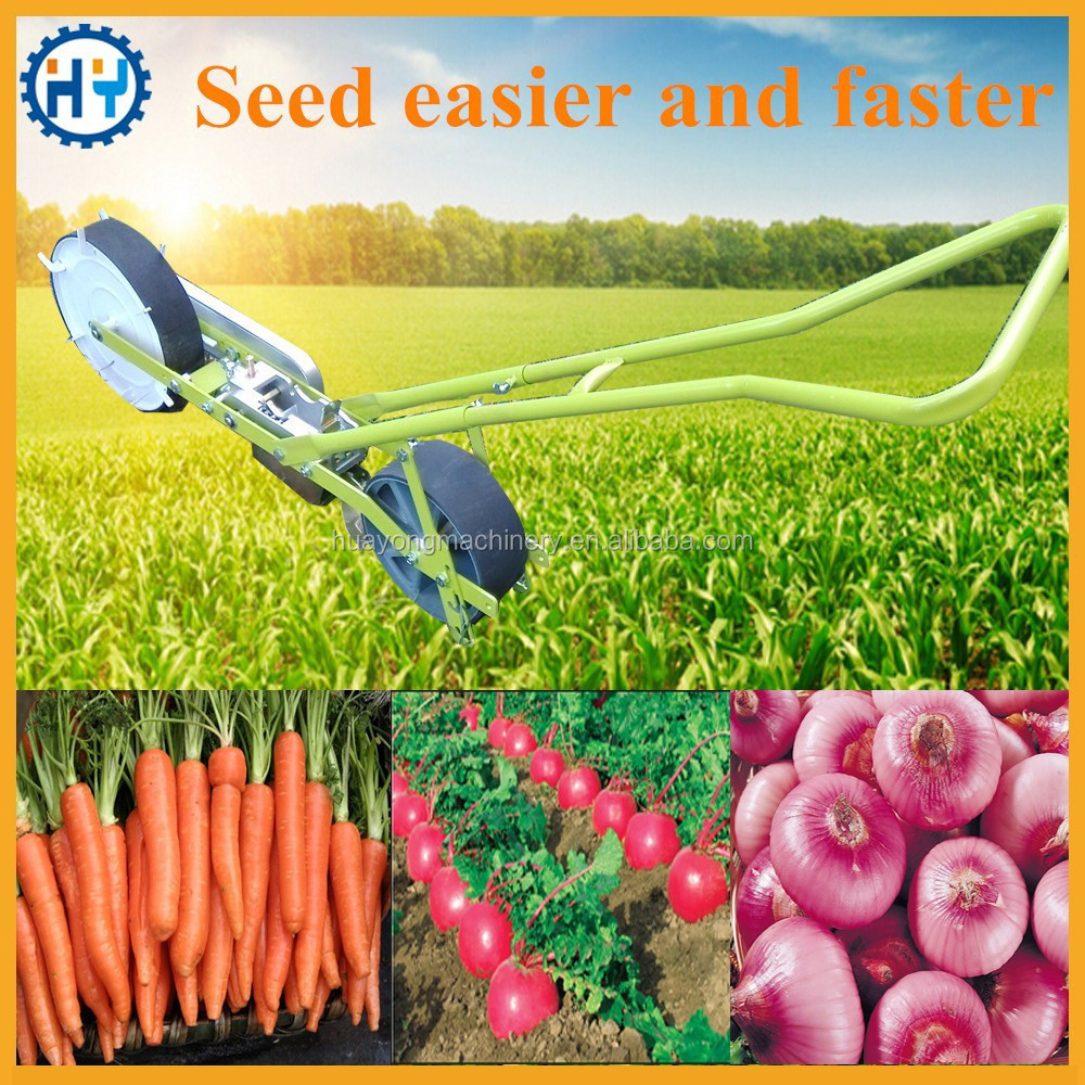 Hand onion seeds planting machine