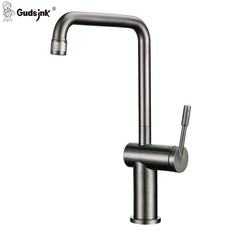 Isbriton modern mixer tap for kitchen sink pull-out sprayer spout head 304 stainless steel faucet kitchen mixer