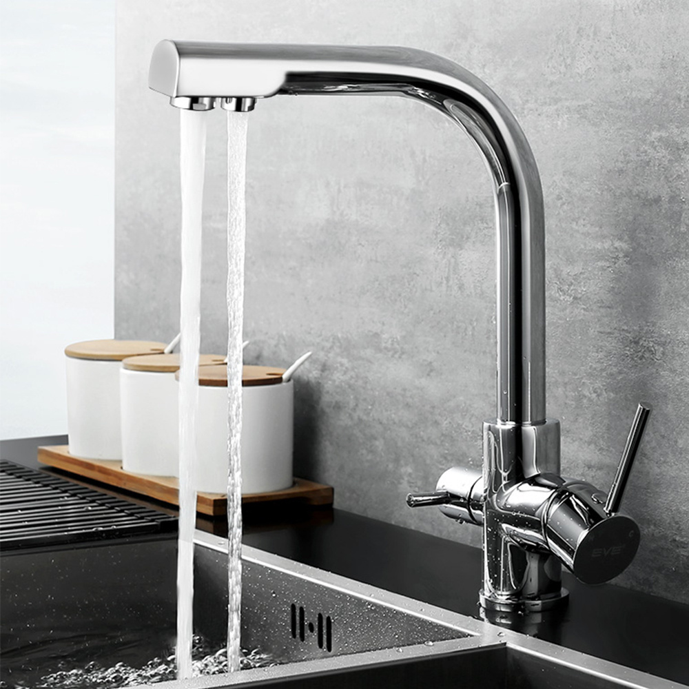 Pull-out  kitchen sink tap handle hot and cold water filtered tap Basin Kitchen Faucet ss304 kitchen sink mixer