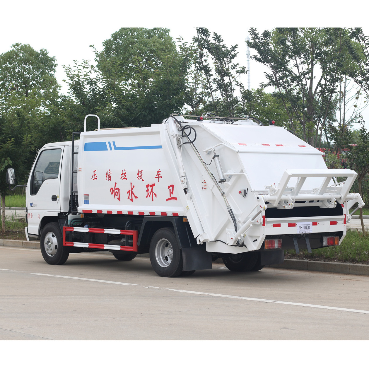 I-SU-ZU 6M3 Compactor Refuse Truck 6CBM Compacted Garbage Truck  Garbage Truck for Sale