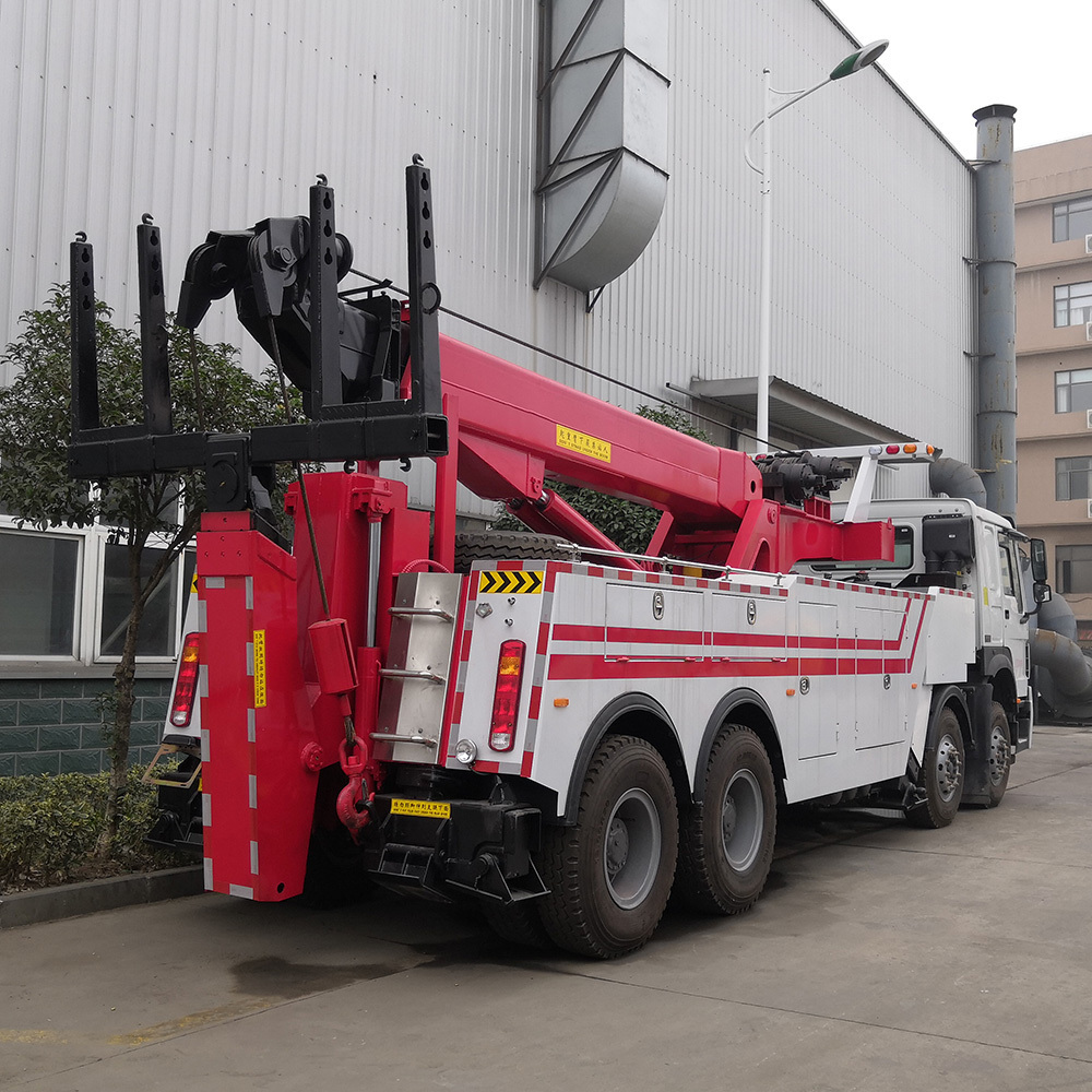 SINOTRUK HOWO 40 tons heavy duty rotator wrecker truck for sale, tow truck wrecker, wrecker tow truck