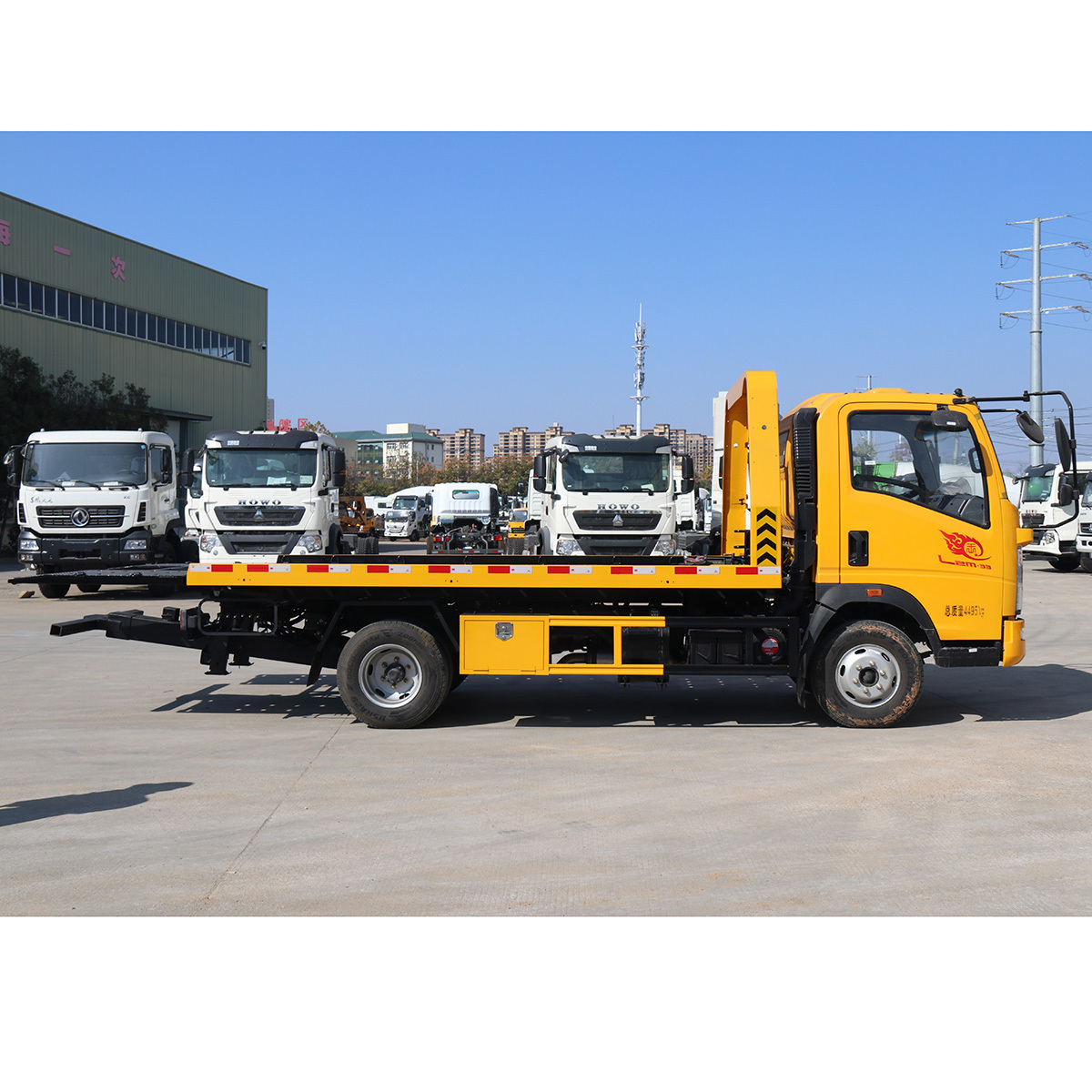 SINOTRUK HOWO 4x2 wrecker truck  tow truck wrecker, wrecker tow truck 5 tons