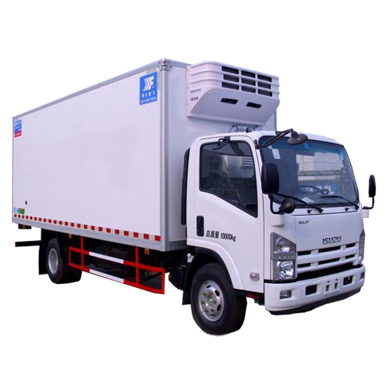 Brand new 190hp refrigeration truck 4x2 cold food vegetable van truck euro 4 light freezer truck for sale