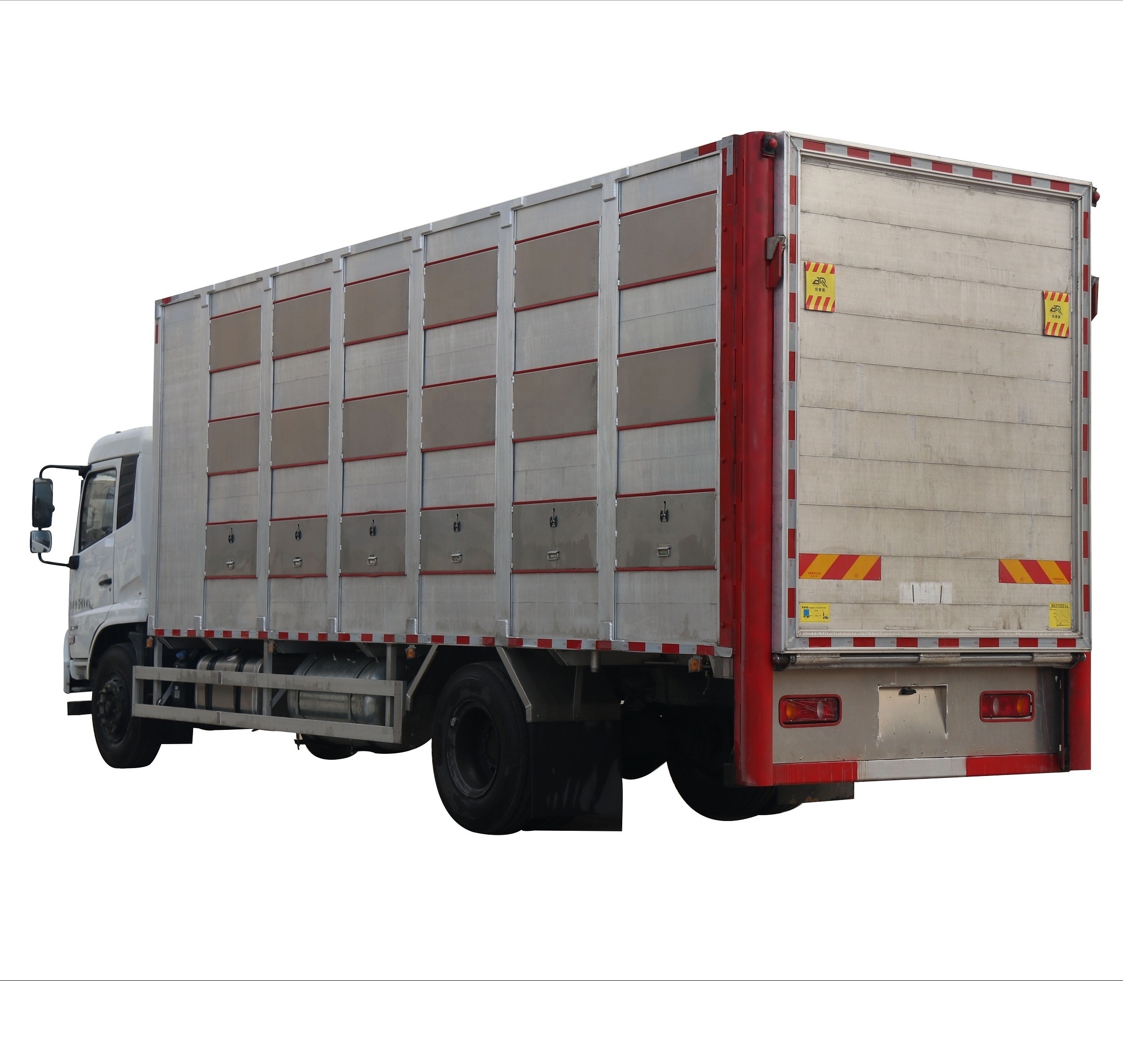 dongfeng 5 ton 6 ton 7 ton diesel lorry animal transport trucks chicken pigs live poultry carrier truck