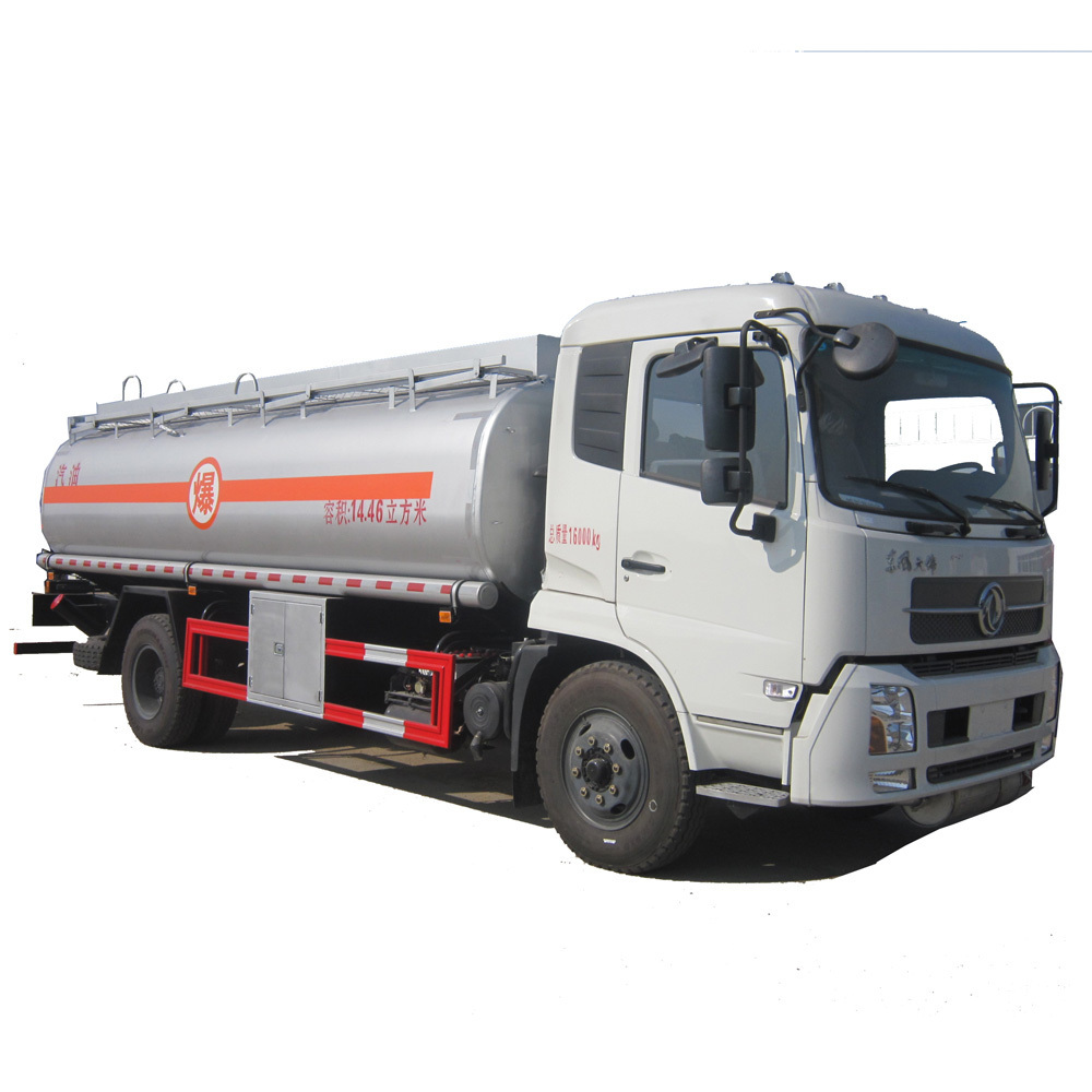 Dongfeng Kingrun 4x2 15000L fuel tank truck fuel tanker truck, oil tank truck factory supply