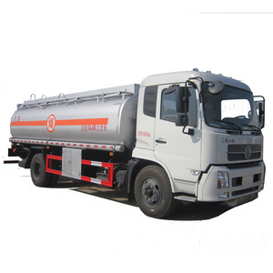 Dongfeng Kingrun 4x2 15000L fuel tank truck fuel tanker truck, oil tank truck factory supply