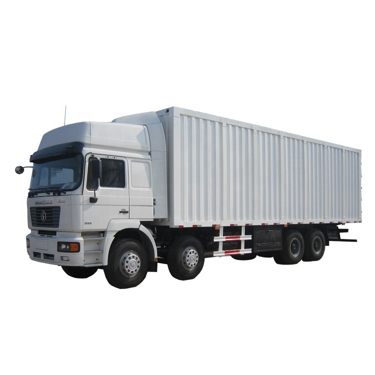 8x4 heavy duty delivery truck 8x4 SHACMAN Cargo Truck cargo van closed lorry truck