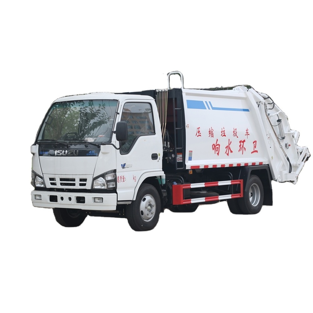 I-SU-ZU 6M3 Compactor Refuse Truck 6CBM Compacted Garbage Truck  Garbage Truck for Sale