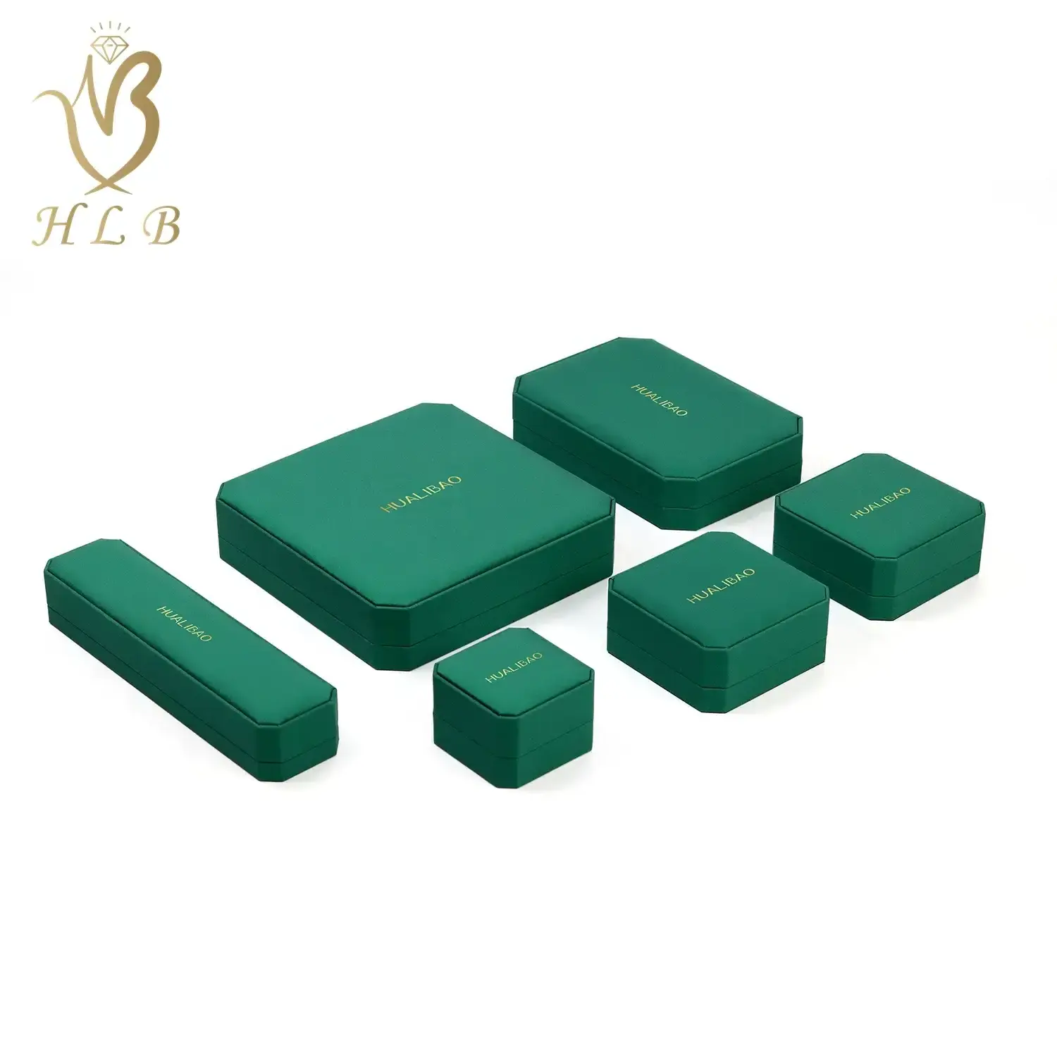 Octagon Luxury jewelry packaging box with logo for fine jewelry rings necklace jewellery box