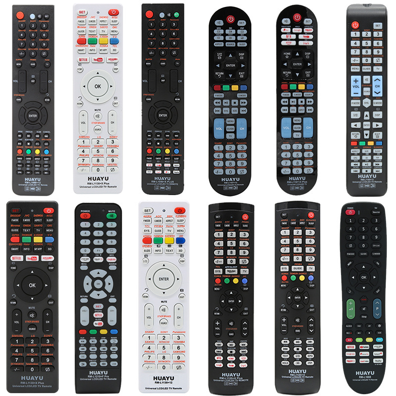 HUAYU RM-L1107+X PLUS Use for  Samsung LG Sony Philips Hisense Sharp TCL Toshiba TV Remote Control