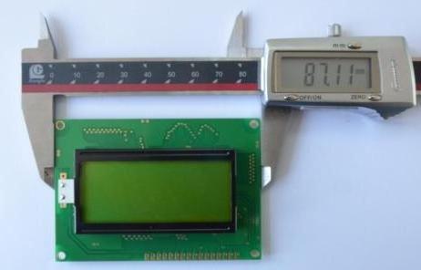 2.6 inch micro lcd display 16 character 4 line lcd display