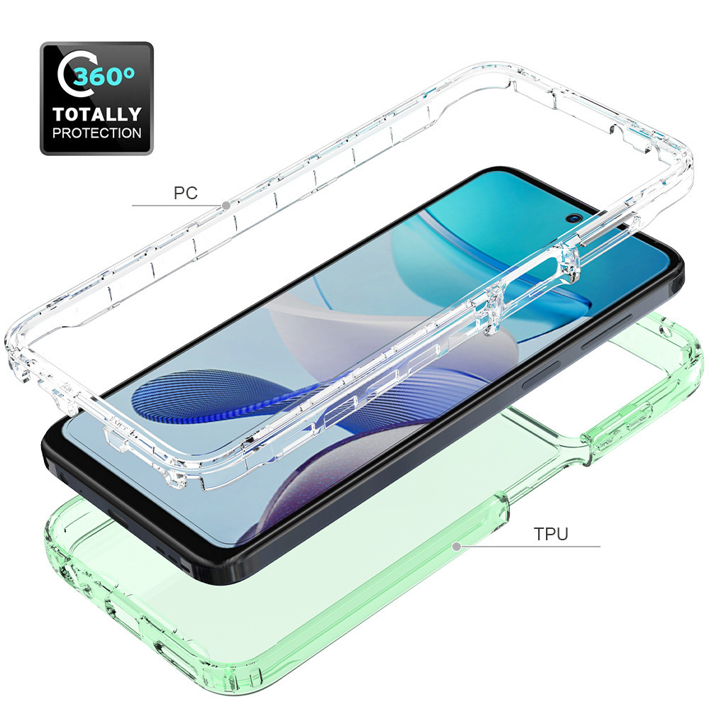 High Clear Changing Color Designers Luxury 360 Phone Case Soft TPU Full Cover Cellphone Case For Samsung A14 5G A54 A34 A24 A04E