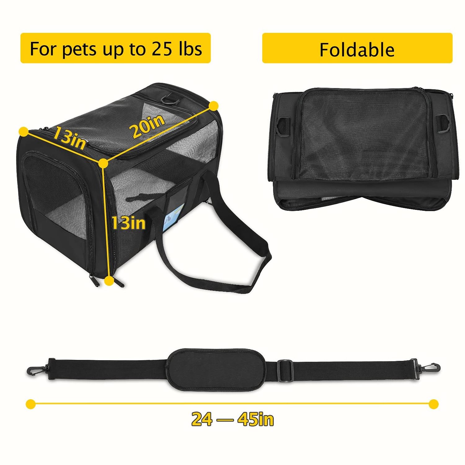 Wholesale Heavy duty Breathable Other Pet Carrier and Travel Products for Travel Dog carrier Cat carrier pet bag