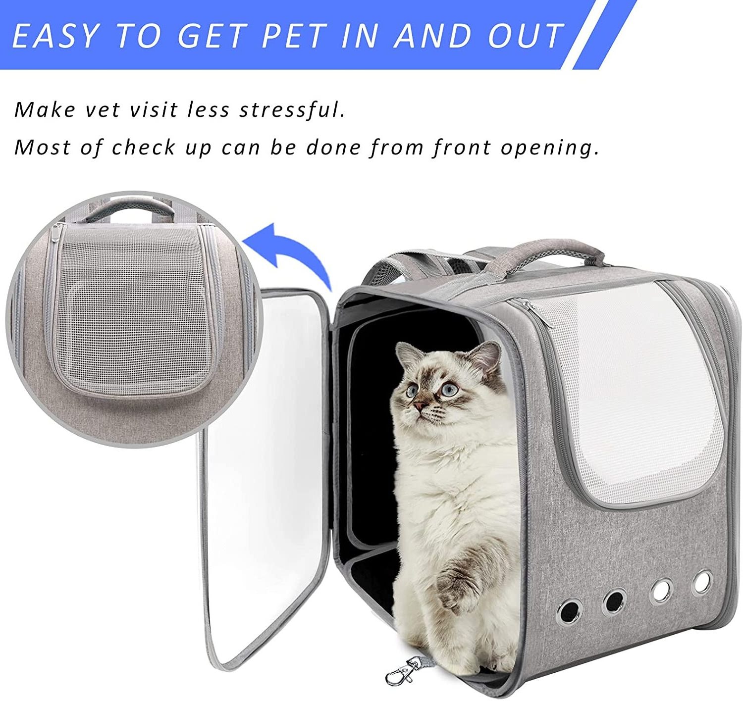 NEW design airline approved pet carrier Breathable large soft Pet travel bag cat carriers bag Backpack for cats dogs