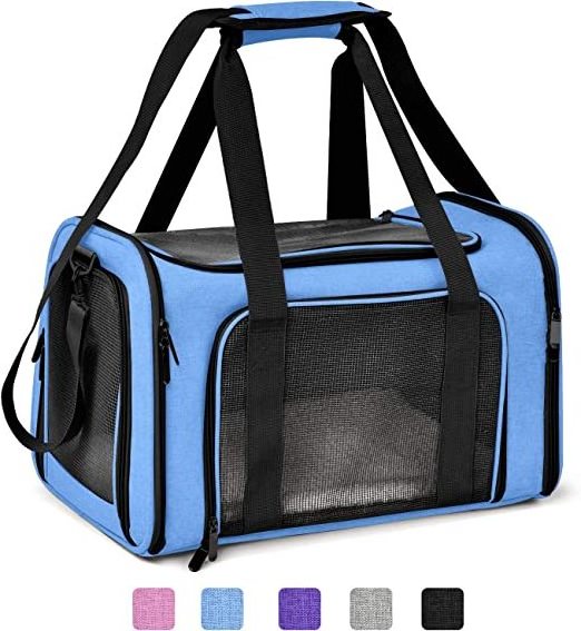 Dog carrying bags Eco-Friendly Foldable Cat Bag portable foldable Airline Approved  Pet Carriers Travel Products