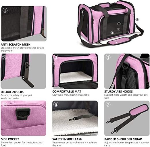 Pet Carriers For Small Dogs Airline Approved Pet Carrier Dog Cat Travel Bag Pet Carrier Bags